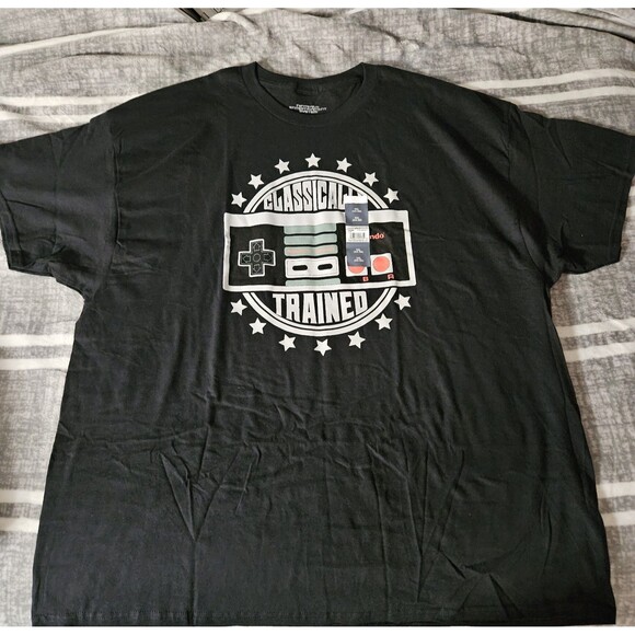 Nintendo NES “Classically Trained” Graphic Tee Black Men’s 3XL - Picture 1 of 3